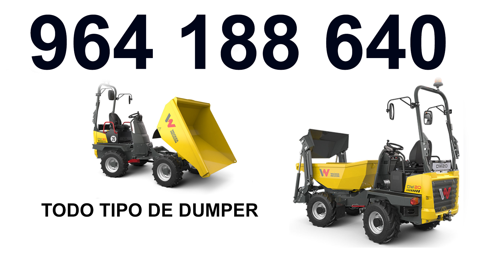 Mejores ofertas en alquiler Dumper de Volquete La Torre D'en Doménec